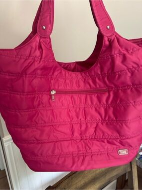Lug Gondola SE Slouch Tote Bag - Fuchsia Hot Pink Shoulder Bag